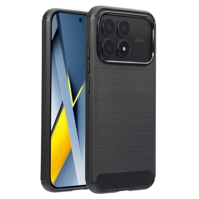 imoshion Hoesje - Geschikt voor Xiaomi Poco F8 Pro - Brushed Backcover - Zwart