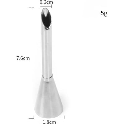 304 roestvrij staal puntige tip room taart soesjes mond westerse stijl dessert gereedschap gebak gereedschap keuken accessoires white