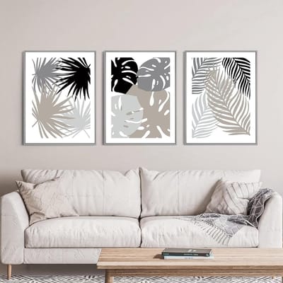 Canvas Muurkunst Set - Abstracte Posters - Woonkamer Decoratie - Hoge Resolutie Print - 30x40cm x3 - Gekleurd