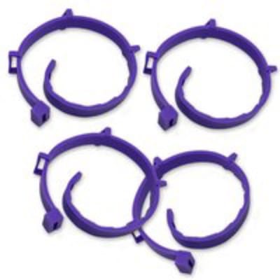 Halsband met geurolie Hond (4 stuks) | Universele halsband | Anti ongewenste insecten| Geschikt voor alle Honden | Kleur paars | Voor Honden | bestrijding tegen ongewenste insecten
