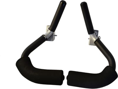 Crunch Ab Accessoire - Buikspier Trainer - Core Kracht Opbouwen - Ergonomisch Ontworpen Handvatten - 181 kg - Zwart