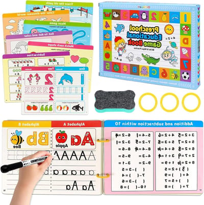 Drukke Boek - Activiteiten Werkboek - Leren en Ontwikkelen - 8 Thema's - 28x20 cm - Multicolor