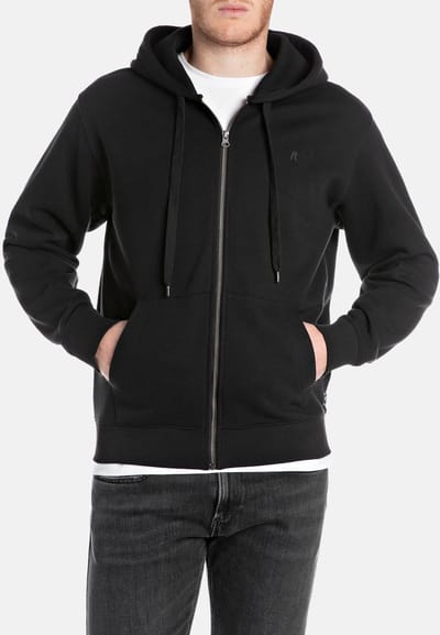 Replay Heren Sweatshirt regular fit Zwart L Volwassenen
