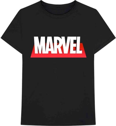 Marvel Marvel - Out The Box Logo Heren T-shirt - S - Zwart
