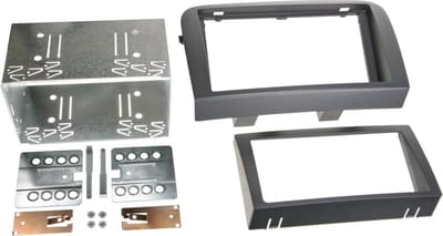 2-DIN Paneel geschikt voor Fiat Croma (194)| 2005-2010 | Kleur: Zwart