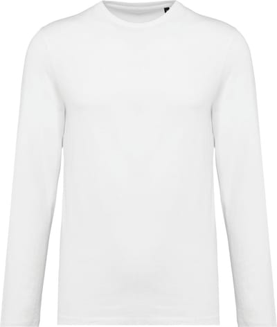 Kariban Premium Supima® heren-T-shirt ronde hals lange mouwen PK302 - White - M