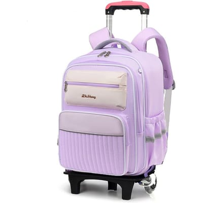 Rugzak op wieltjes voor Jongens Meisjes Basisschool Tas met Wielen Mochilas Reistrolley Tas 2 en 6 Wielen BOEKENRUGZAKKEN
