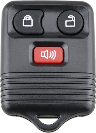 TLVX Sterke Autosleutel Behuizing Geschikt voor Ford en Mazda / Ter vervanging van Originele Sleutel behuizing / Afstandsbediening Auto / 3 knops / Claxon knop / 3 knoppen / 1 stuks