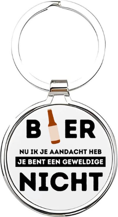 Akyol - je bent een geweldige nicht Sleutelhanger - Nicht - de leukste nicht - nicht sleutelhanger - sleutelhanger - sleutelhanger voor nichten - familie sleutelhanger - verjaardagscadeautje - cadeau voor de liefste nicht - cousin - 4 x 7,5 CM