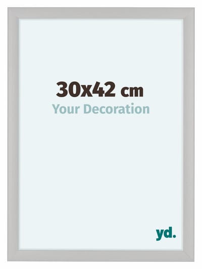 Your Decoration - Fotolijst 30x42 cm - MDF - Wit Houtnerf - Como