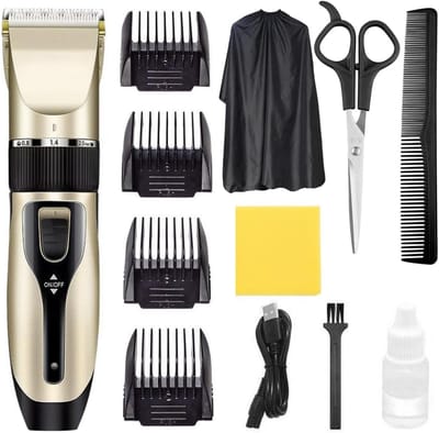 SNJY® Tondeuse Hoofdhaar - Baardtrimmer Mannen - Draadloze Haartrimmer - Gebruikstijd: 180 minuten - Goud