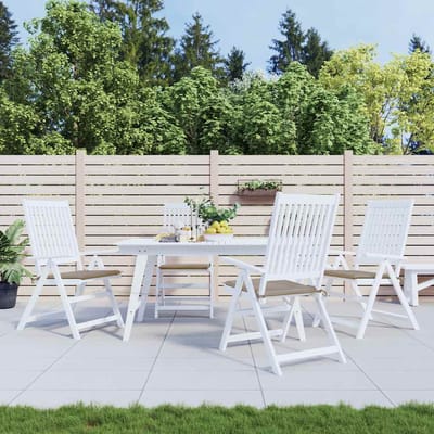 vidaXL - Tuinstoelkussens - 4 - st - 50x50x3 - cm - oxford - stof - taupe