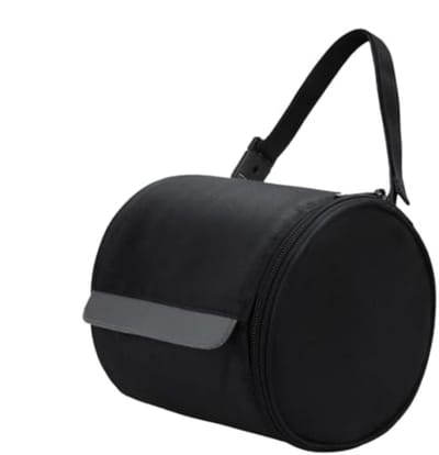 longziming -Toilettenpapierbeutel - WC-Rollenhouder - Outdoor Tas - Waterdichte Bescherming - Verstelbare Riemen - Polyester - Lichtgewicht Ontwerp - Ideaal Voor Reizen - Zwart - 1 Stuk