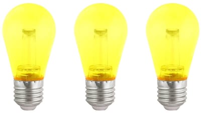 VITO LED Lamp G45 E27 - 2.5W (vervangt 18W) - 150lm - Geel Licht - 180-240V - Flikkervrij - Energiezuinig - 3 stuks