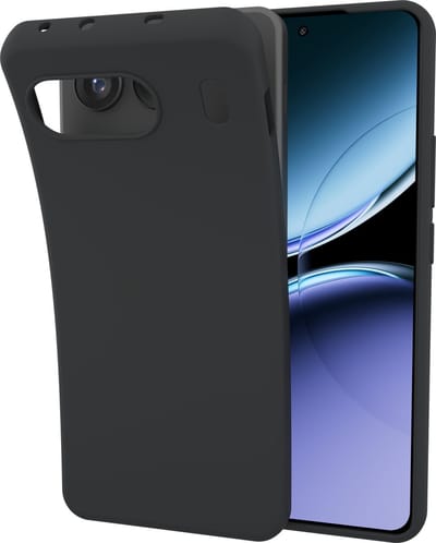 Cazy hoesje geschikt voor OnePlus Nord 4 Hoesje Siliconen - Flexibele Case - Zwart