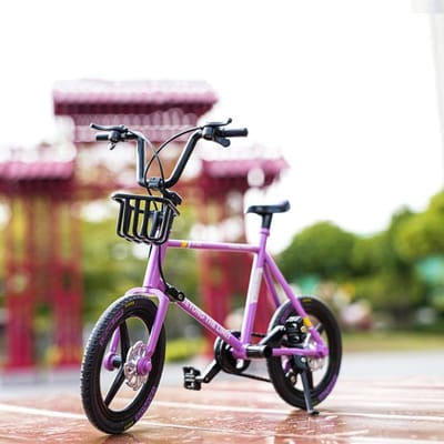 1:Modèle de Mini Vélo Échelle 8 Course Métal Simulation VTT Jouet Ornement Modèle de Vélo de Route BMX Miniature Pour Enfants