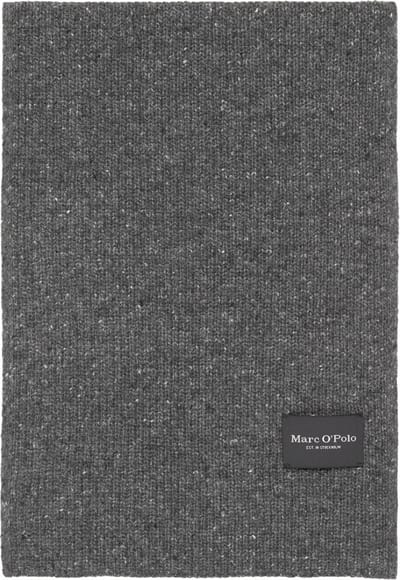 Marc O'Polo Sjaal Knitted Scarf Graphite Grey Melange Antraciet