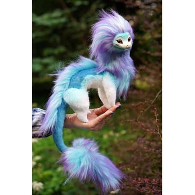 50CM Blauwe Sisu Draak Pluche Speelgoed Raya en de Laatste Draak Speelgoed Gevuld Zacht Pluche Poppetje Kamerdecoratie Ornament Jongens Cadeaus