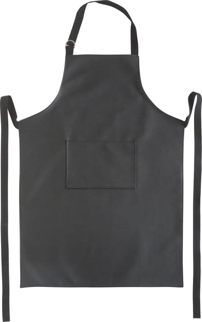 1x Monaco schort Black - lederlook - Zwart - Kunstleder - 96x64cm