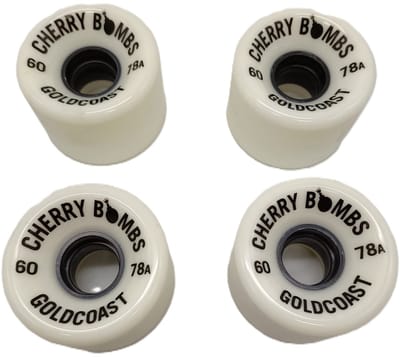 Goldcoast Cherry Bombs 60 mm 78A Cruiser Longboard wielen Wit