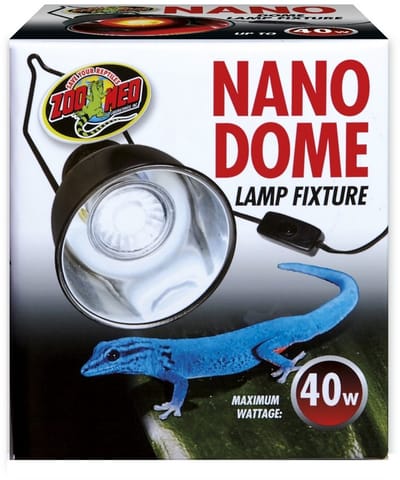 Zoo Med Nano dome lamparmatuur voor terrariums tot 38 liter | 40W