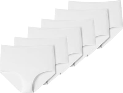 Schiesser Dames maxi slip 6 pack 95/5 cotton