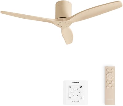 CREATE - Stille 40W plafondventilator met technische ABS bladen in verschillende maten - WIND CALM