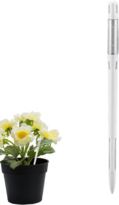 Bodemtester - Bodemmeter Tuin - Plant Verzorging - Geen Batterijen Nodig - 19 cm - Wit