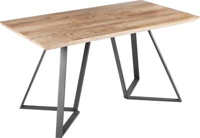 UPTON - Eettafel - Lichte houtkleur - MDF