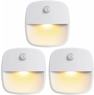 QTTVBTNA LED Nachtlamp met Bewegingssensor - Batterijgevoed - Automatisch Licht - Voor Slaapkamer, Hal en Trap