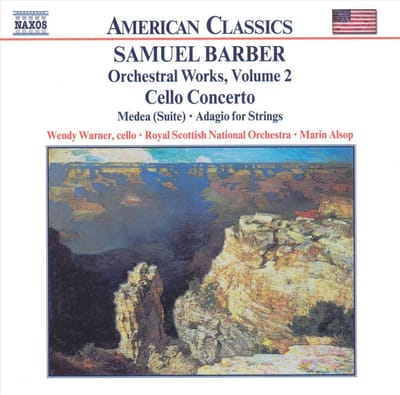 Wendy Warner, Royal Scottish National Orchestra, Marin Alsop - Barber: Orchestral Works, Volume 2 (CD)