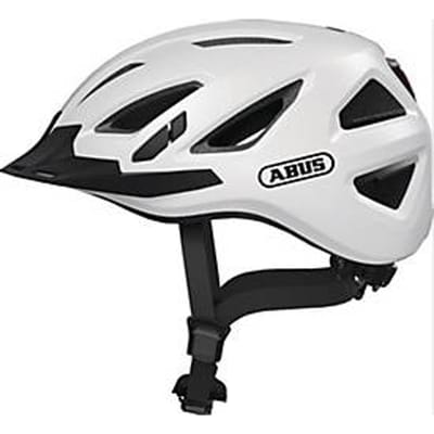 Fietshelm ABUS URBAN-I 3.0 polar white M - 52-58 cm - wit - Geschikt voor gebruik op elektrische fietsen - stadsfietsen - 280 g