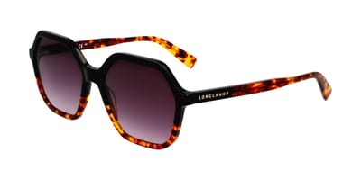 Longchamp LO760S N Black/havana 56/17/140 WOMAN Zonnebrillen