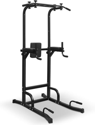 Multifunctionele Dip Station voor Krachttraining en Calisthenics - Vrijstaand Fitnessapparaat voor Thuisgym