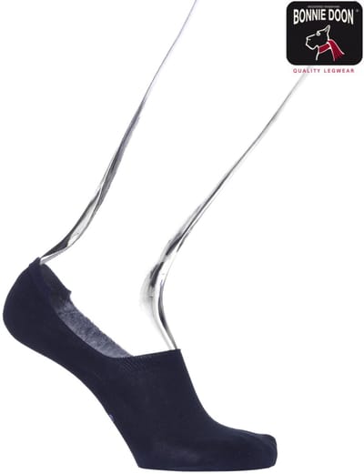 Bonnie Doon - Heren - Basic Sneaker Footie - Blauw - maat 40-46