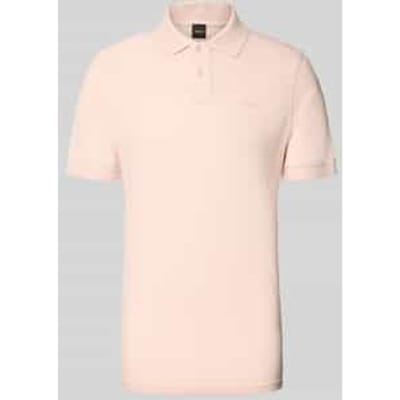 BOSS Orange Prime 2-knoops poloshirt roze