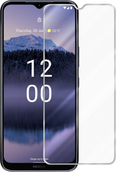 Cadorabo Screenprotector geschikt voor Nokia G11 Plus - Pantser film Beschermende film in KRISTALHELDER Geharde (Tempered) display beschermglas in 9H hardheid met 3D Touch