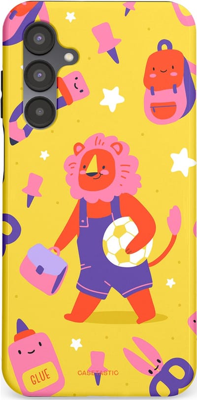 Casetastic hoesje geschikt voor Samsung Galaxy A16 - Dubbellaagse bescherming - Krachtige lessen - Fashion Case - Goud Koraal