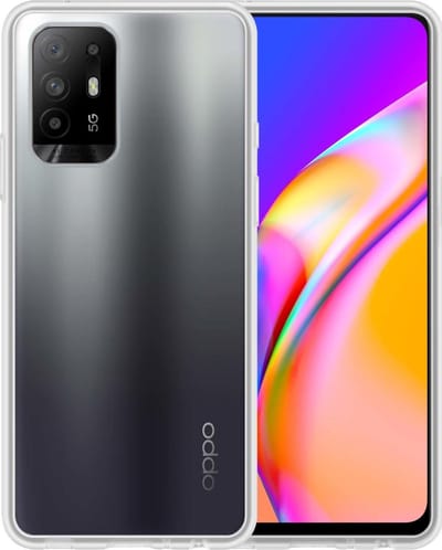 Hoesje - Geschikt voor OPPO A94 5G - Sterk & Shockproof - Siliconen Case - Hoes Cover - Telefoonhoes - Transparant