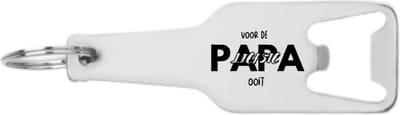 Akyol - voor de liefste papa ooit flesopener - Papa - familie - cadeau - 105 x 25mm