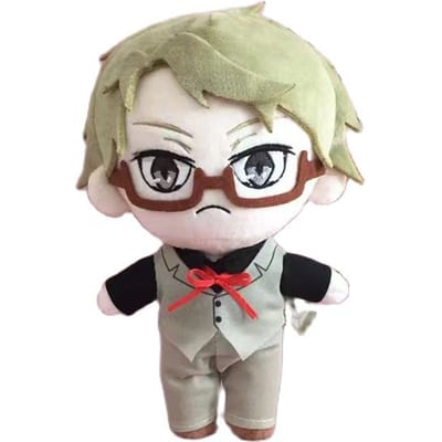 Poupée en peluche Kunikida Doppo de 20 cm Mignon Oreiller en peluche doux Cadeau d'anniversaire pour enfants 20cm gray