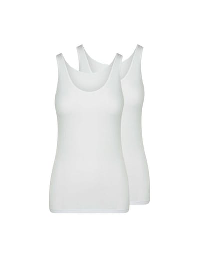 RJ Everyday 2-Pck Domburg Dames Shirt Wit XXL