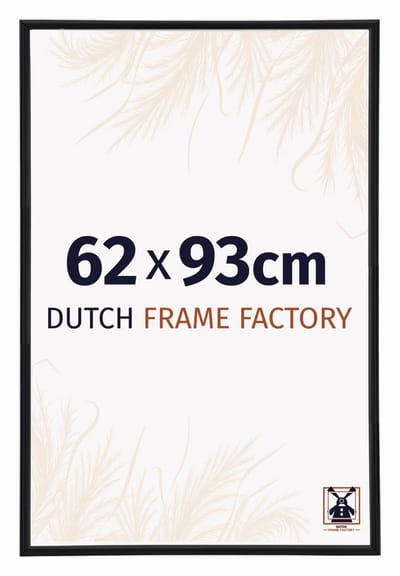 Fotolijst 62x93 cm - Kunststof - Zwart Mat - Angers