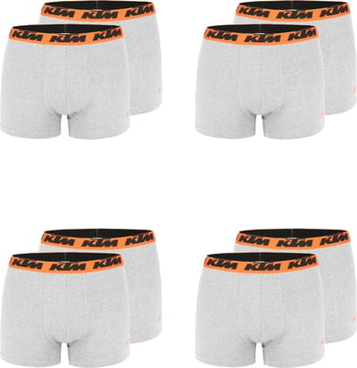 KTM by FREEGUN Boxershorts voor heren, ondergoedbroek, herenboxer, set van 8 multipack