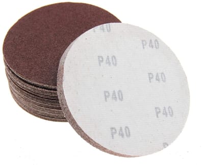 Allecto - 150mm Schuurschijven - Haak en Loop - Set van 50 stuks - 5 Soorten Grit - Zelfklevend - Geschikt voor Houtwerk