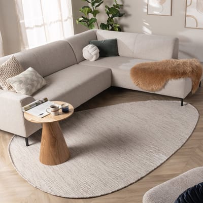 NATURL. Organisch vloerkleed - Bliss Beige Gemeleerd - 80x150cm