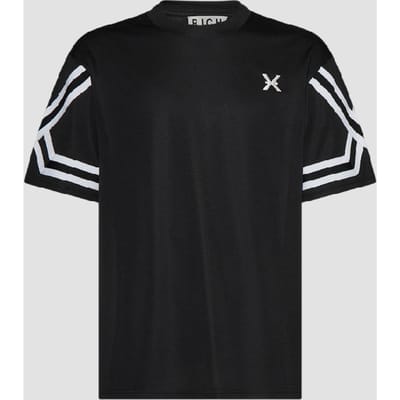 t-shirt met details zwart man