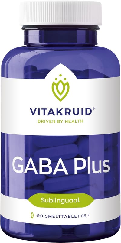 Vitakruid Gaba Plus Sublinguaal  Voedingssupplement - 90 smelttabletten