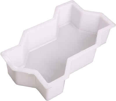 Beton Mal - Pad Maker - Tuin Decoratie - Herbruikbaar Plastic - 24x13x6 cm - Zwart