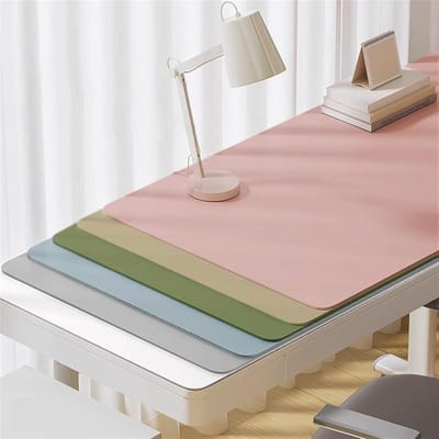 Bureauonderlegger - PVC organizer - Kantoor werkplek - Waterdicht en krasbestendig - 80x120 cm - Groen